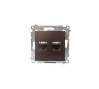 Toma doble RJ45 Cat.6 Simon 54 D62E.01/46