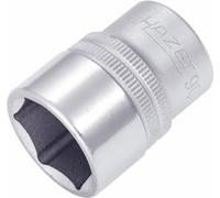 HAZET Toma 900-21 I - 12,5 mm de cuadradillo, 21 mm de ancho de llave, moleteado, cromada y pulida