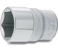 Toma HAZET 900-29 I 12,5 mm de cuadradillo, 29 mm de ancho de llave, con moleteado I Toma con superficie cromada y pulida para manejo manual
