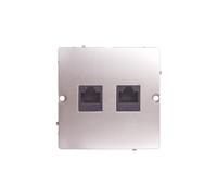 Toma informática doble 2xRJ45 Simon Basic BMF52.02/29