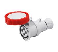Toma Móvil Recta IP69 3P+T 32A 380-440 50/60 Hz Rojo Cableado A Capucha