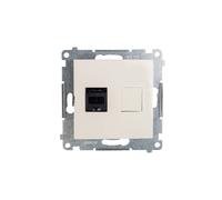 Toma RJ45 simple Cat.6 Simon 54 D61.01/41