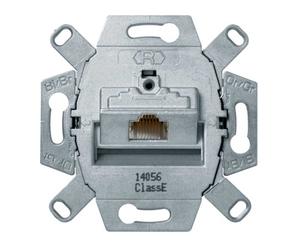 Toma RJ45 simple categoría 6 clase e 8p Hager Berker - 455401