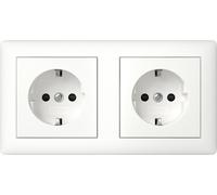 Toma Schuko Doble Gira Con Sistema De Seguridad Plus 55 - 478604