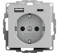 Toma Schuko Doble Usb Tipo A/C Con Seguridad Plus - 2459015