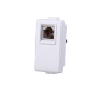 Toma telefónica RJ11 compatible Bticino Matix conexión tipo K10 color blanco