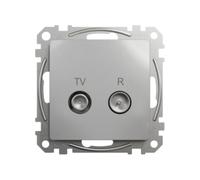 Sedna Design & Elements Toma TV R 4dB Final (Aluminio, Instalar)