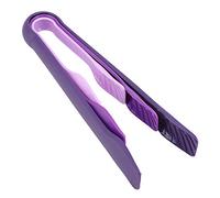 Tomantery Pinzas de Plástico para Pan de 3 Piezas, Abrazaderas (Púrpura) | Pinzas de cocina multifuncionales con material de calidad alimentaria, para panadería casera, camping, fiestas, aptas para