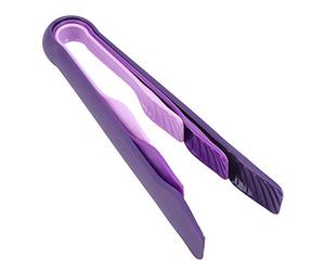 Tomantery Pinzas de Plástico para Pan de 3 Piezas, Abrazaderas (Púrpura) | Pinzas de cocina multifuncionales con material de calidad alimentaria, para panadería casera, camping, fiestas, aptas para
