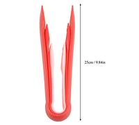 Tomantery Pinzas de Plástico para Pan de 3 Piezas, Abrazaderas (Roja) | Pinzas de cocina multifuncionales con material de calidad alimentaria, para panadería casera, camping, fiestas, aptas para