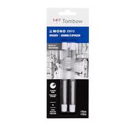 Tombow 57316 MONO Zero - Recambios para gomas de borrar (2 unidades) MONO Zero - Recambios para gomas de borrar de precisión