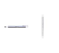 Tombow 936163 Porta gomas de monocromo zero, 2.5 x 5 mm + ER-KUS repuesto de goma Eraser refills (Blanco, 2 piezas)