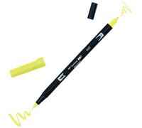 Tombow - ABT Dual Brush - Rotulador Doble Punta Pincel Acuarelable - Para Lettering, Dibujo, Pintura, Manga - Uso Doméstico y Profesional - Color pale yellow