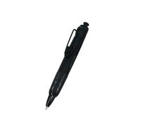 Tombow AirPress | Bolígrafo 0,7 mm. Tecnología de aire comprimido: escribe boca abajo, sobre papel húmedo y hasta -5 °C | Cuerpo negro, grip de goma | Tinta negra