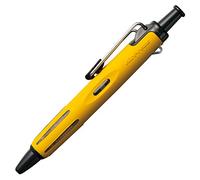 Tombow BC-AP52 - Bolígrafo permanente presurizado (puede escribir en papel húmedo/parte posterior), prensa de aire, 0.7, amarillo