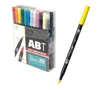 Tombow Dual Brush Pen ABT Marcador gráfico de tipo doble, surtido