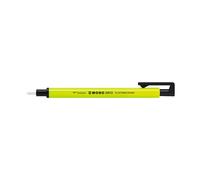 Tombow Goma retráctil Mono Zero redonda recargable Amarillo neón