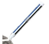 Tombow | Lápiz borrador MONO stick | Portagomas punta redonda 6,7 mm. | Recargable | Esrilo y funcionalidad | Color blanco, azul y negro