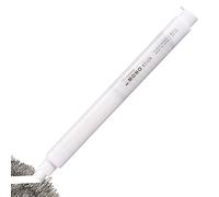 Tombow | Lápiz borrador MONO stick | Portagomas punta redonda 6,7 mm. | Recargable | Esrilo y funcionalidad | Color blanco