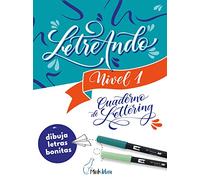 Tombow - Libros de Lettering Cuaderno Nivel 1 - Letreando 1: Iniciación al Lettering en 32 páginas