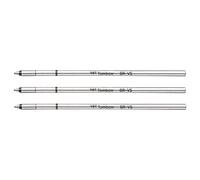 Tombow - Juego de 6 minas de recambio para bolígrafo ZOOM 707, 717, 414, Ladies, PFit, color negro