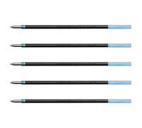 Tombow - Lote de 5 minas para bolígrafo BR-CS2, diámetro de bola 0,7 mm, para Reporter 4, color azul