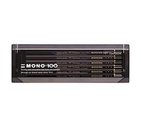 Tombow - MONO 100 | Estuche con 12 Lápices Premium - Lapiz de Grafito F