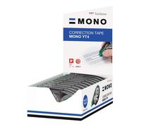 Tombow Mono CT-YT4 - Cinta correctora (10 unidades, caja transparente, 4 mm x 10