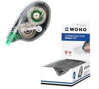 Tombow Cinta correctora Mono CT-YT4 4 mm x 10 m - 10 unidades, caja transparente