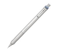 Tombow MONO Graph Fine SH-MGF04 - Portaminas (0,5 mm, grosor de trazo 0,5 mm, goma de borrar integrada, recargable, mango de metal suave al tacto), color plateado