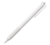 Tombow - MONO Graph Lite Smokey - Bolígrafo con Punta Retráctil - Ballpoint Pen con Tinta Aceite Color Azul y Cuerpo Ahumado Blanco - Bolígrafo con punta de precisión 0,52mm