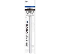 Tombow | Recambio EH-KM para lápiz borrador MONO stick | Portagomas punta redonda 6,7 mm.