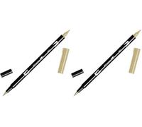 Tombow Rotulador Abt Dual Brush 992 Sand (Paquete de 2)