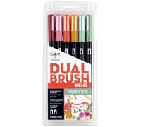 Tombow Rotuladores de doble pincel RPOVoB para arte, retrato, paquete de 6 (juego de 3)