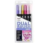 Tombow Sweetheart - Juego de 6 marcadores, retrato, 6 piezas