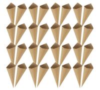 TOMETURE 120 Conos de Pétalos Papel en Blanco de Papel Artesanal Servicioable, Adecuado para Confeti y Decoración para Bodas y Fiestas
