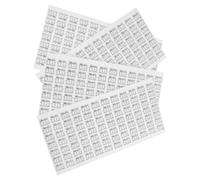 TOMETURE 4 Hojas Pegatinas Autoadhesivas de Números Etiquetas de Talla para Zapatos de Papel Blanco, Fuerte Adhesivo, Organizan y Almacenan, 36-39