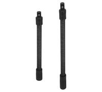 TOMETURE 4 piezas de extensor de eje flexible de 1/2", llave de carraca, varilla de conexión para llave eléctrica, barra de extensión de alcance flexible para enchufes de 13,78&;/9,84"