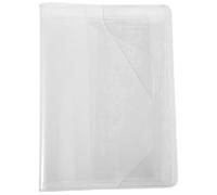 TOMETURE Funda Transparente para Cuadernos A5 de Pvc Protector Interno, Fácil de Usar, Adecuado para Estudiantes y Oficina en Protección de Diarios y Bocetos