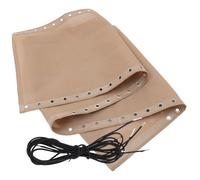TOMETURE Lona de Repuesto para Silla Plegable 43 Cm, Tela Resistente Beige Teslin, Reemplazo Portátil para Silla de Playa y Balcón
