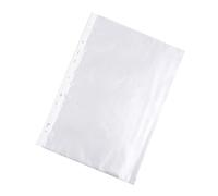 TOMETURE Protectores de Hojas A4 Transparentes Fundas Perforadas 100 11 Orificios en Pvc Que Proporcionan Protección y Pulido para Oficina y Hogar