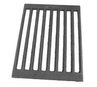 TOMETURE Rejilla de Chimenea de Hierro Fundido Rectangular Plegable de 27.5x19.5cm para Barbacoa al Aire Libre Seguridad Alimentaria Adecuado para Eventos Bbq