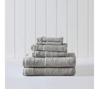 Tommy Bahama - Juego de Toallas de baño, absorbentes y Resistentes a la decoloración, decoración de baño de Moda (Island Retreat Gris, 6 Piezas)