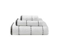 Tommy Bahama, Juego de Toallas de baño de algodón Suave, Altamente absorbentes y de Peso Medio, 3 Piezas, Color Gris Liso Ridley