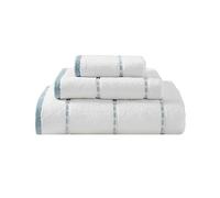 Tommy Bahama, Juego de Toallas de baño de algodón Suave, Altamente absorbentes y de Peso Medio, 3 Piezas, Color Azul Liso Ridley