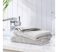 Tommy Bahama - Juego de Toallas de Mano, Absorbente y Resistente a la decoloración, decoración de baño de Moda (Island Retreat Grey, 2 Piezas)