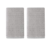 Tommy Bahama - Juego de Toallas de Mano, decoración de baño de algodón Altamente Absorbente, Baja Pelusa y Resistente a la decoloración (Gris Pacífico Norte, 2 Piezas)