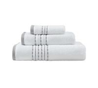Tommy Bahama - Juego de Toallas, Toallas de baño súper Suaves, decoración Tropical para el hogar (Lado del acantilado Gris, Paquete de 3)
