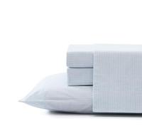 Tommy Bahama - Sábanas King, Juego de Ropa de Cama de percal de algodón, Fresco y Fresco, Elegante decoración para el hogar (ala Moana Stripe Blue, King)