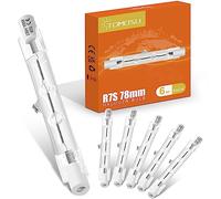 Tomosu 6 Piezas Bombilla R7s 78mm 100W, Reguable 1800LM, Blanco cálido